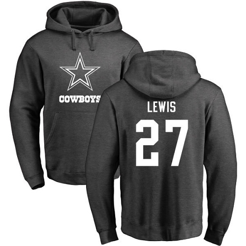Men Dallas Cowboys Ash Jourdan Lewis One Color 27 Pullover NFL Hoodie Sweatshirts